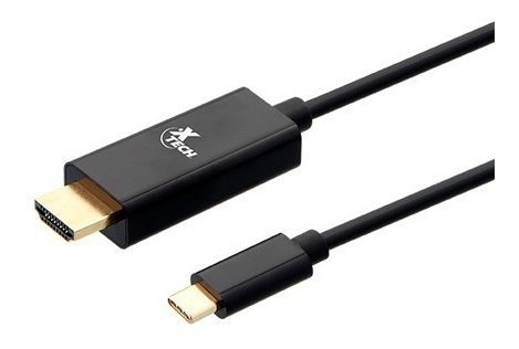 Imagen 2 de 3 de Cable Usb-c A Hdmi 4k Marca Xtech Xtc-545 Ctman.