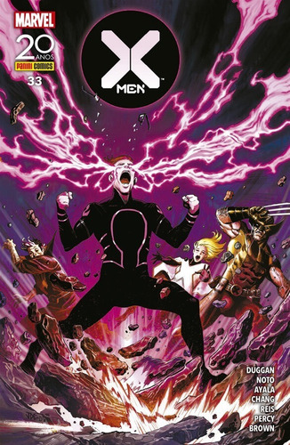 X-men (2020) N.33, de Gerry Duggan, Benjamin Percy. Editora Panini Brasil LTDA, capa mole em português, 2022