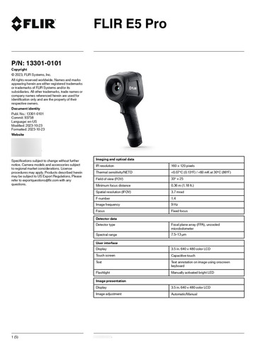 Cámara Termografica Flir E5 Pro Teledyne Flir