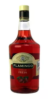 Licor De Fresa Flamingo 1000 Ml.*