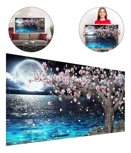 comprar Kit De 5d Pintura Diamante Por Número Diy 70x40cm Decoración