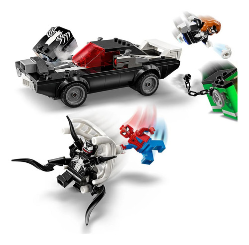 Lego Spiderman Spider-man Vs Auto Brutal De Venom (76309)