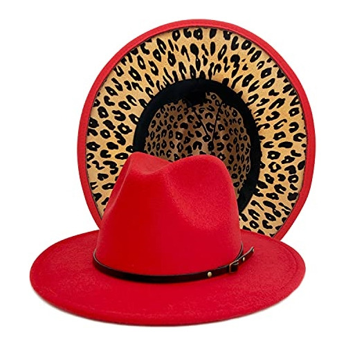 Gorros Sombreros Y Boinas Con Hebillas Para Mujer Rojo