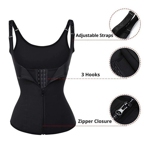 Imagen 3 de 6 de Chaleco Moldeador De Cuerpo De Talla Grande 4l, Mujer Faja