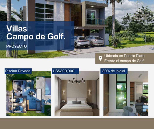 Villas Campo De Golf. Con Un 30% De Inicial