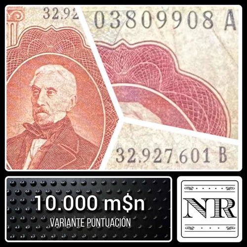 Argentina - 10.000 M$n - Puntuación Diferente X 2