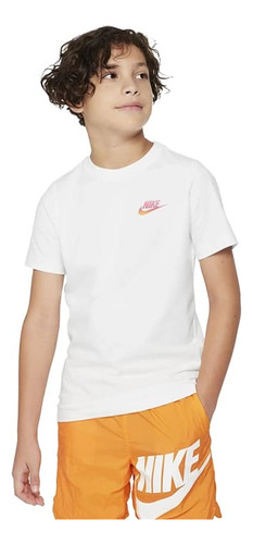 Remera Nike Tee Create White De Niños - Fj6315-100