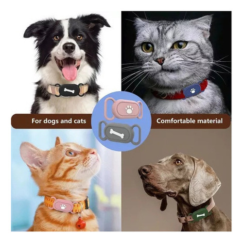 Para Samsung Smart Tag 2 Funda Con Soporte Para Collar Ga