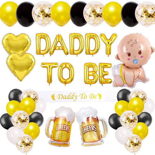 Daddy To Be - Decoraciones Para Baby Shower, Daddy To Be Par