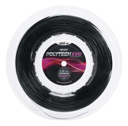 Corda Topspin Polytech Evo 16l 1.30mm Rolo Com 200 Metros