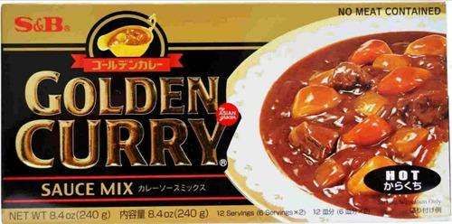 S&b Golden Curry Picante / Hot 220 Gramos Japones
