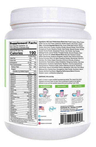 Suplemento Nutrition 53 Para Reemplazar La Comida Y Quemar G