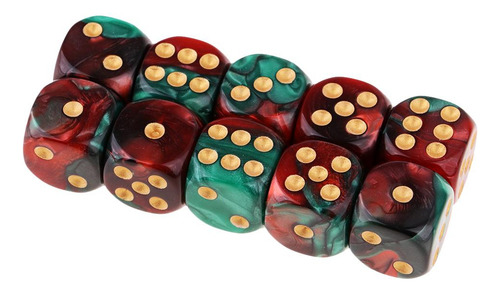 40x Dados De Juego De 6 Lados Dados De 16 Mm Para Enseñar