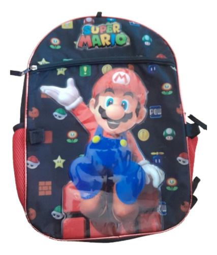 Mochila Escolar Mario Bros Importada