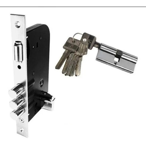 Fechadura Segurança Pivotante 3 Pinos Fortezza Cilindro 6cm