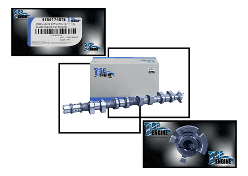 Arbol Levas Escape Sonic 12-17 Trax 13-20, 1.61.8 Top Engine