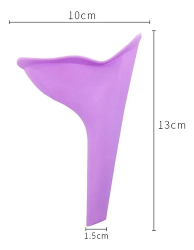 Urinario Portátil De Silicona Suave Para Mujer Orinar