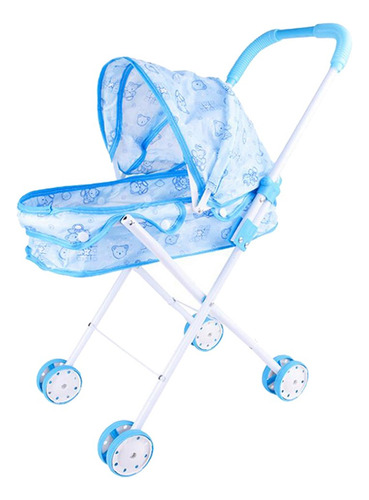 Carrito De Muñecas Blue Simulation