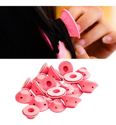 Rodillos De Silicona Para Rizar El Cabello Sin Calor Para La