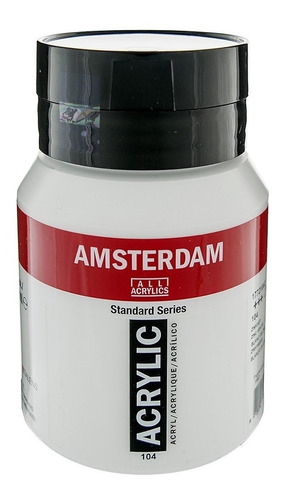Acrilicos Artisticos Amsterdam Standard X500 Ml  Blanco Zinc