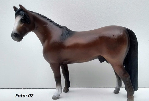 Estatueta Cavalo Crioulo Resina Envio Imediato