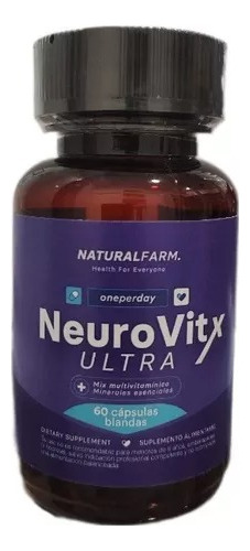 Neurovit X Ultra (triptofano, Vit B, Vit D3, Mg) 60 Cápsulas