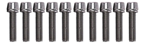 10 Unids/pack Bicicleta Pernos M5 M6 X 20mm M6 Argén M6