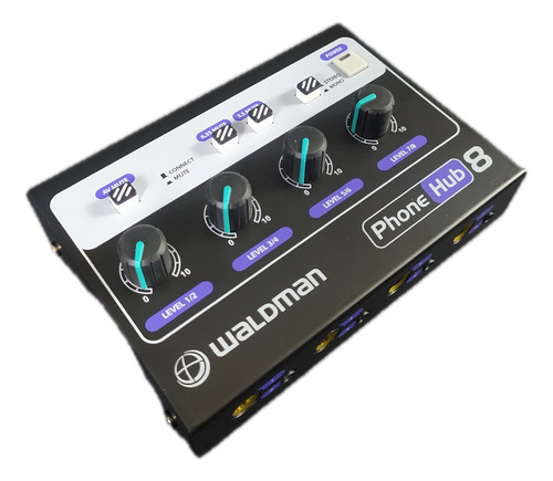 Amplificador De Fone Waldman Ph-8 Phone Hub 8 Com Fonte 100v/240v