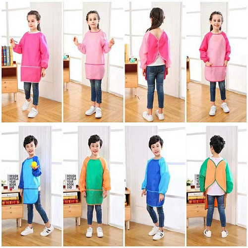 Paquete De 2 Delantales Para Niños Delantal De Pintura