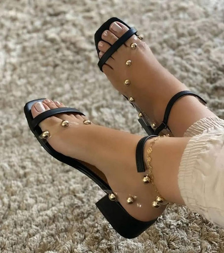 Sandalias Hermosas De Damas Tacon Bajo. Del 35 Al 40