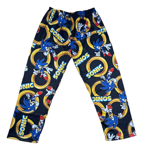 Pijama Infantil Sonic Niño Conjunto Playera Pantalón Algodón