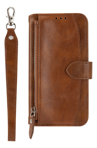 A Funda Tipo Cartera Con Cremallera For iPhone