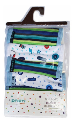 Imagen 2 de 2 de Babitas Doble 100 % Algodón Estampadas Pack X 6 Priori