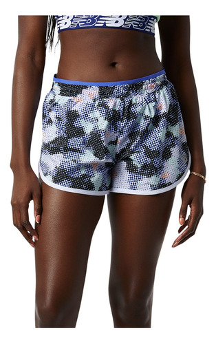 Short New Balance Printed Asselerate 2.5  Mujer