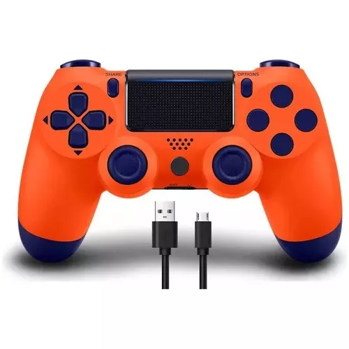Mando Para Play 4 Joystick Inalambrico Control Ps4 Orange