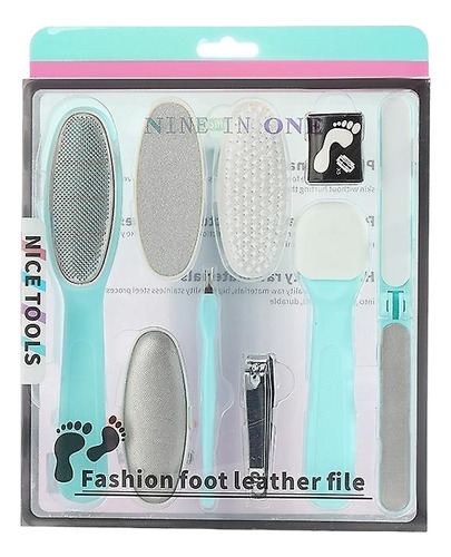 Set De Pedicura Profesional Y Alta Calidad 9 En 1