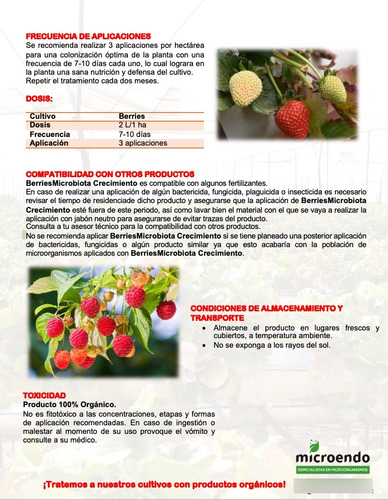 Microorganismos Especificos Para El Crecimiento De Berries