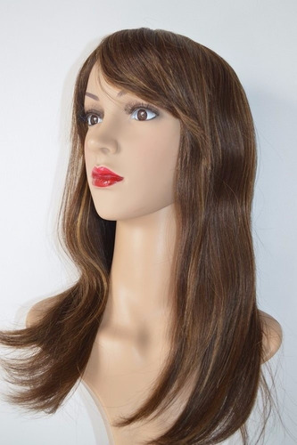 Peluca Natural Larga 55 Cms.