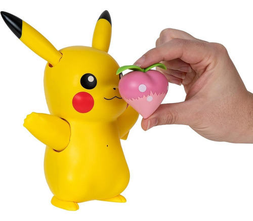 Pokemon Figura De Pikachu 11.5 Cm Luces, Sonidos, Articulado
