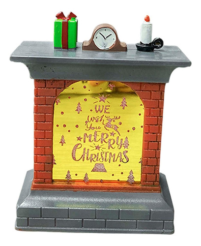 Encender Chimenea Navideña, Decoración Navideña