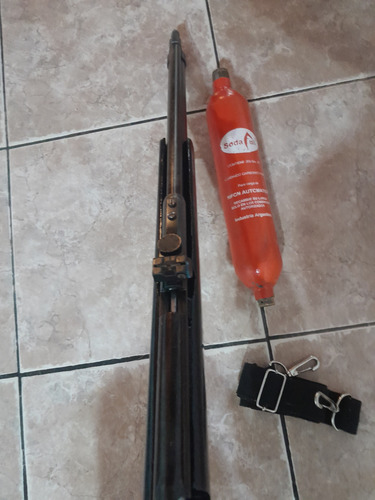 Rifle Shark Pcp 1100 Ft/s Arma De Aire Comprimido Negro 55 Mm