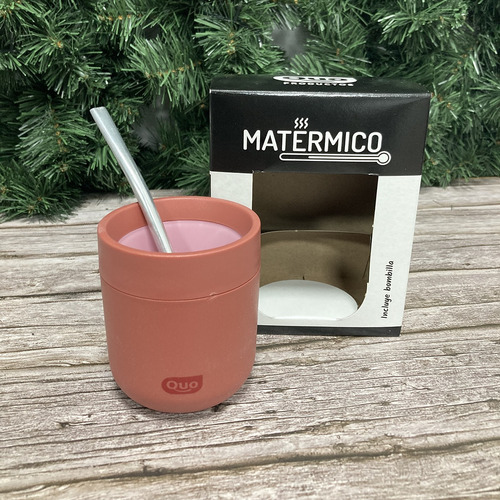 Mate Termico Con Bombilla Pettish Online Color Ladrillo Pop