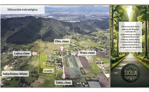 Finca Parcelada A 2 Kms De Tabio, Vereda Lourdes Muy Cerca A Bogotá