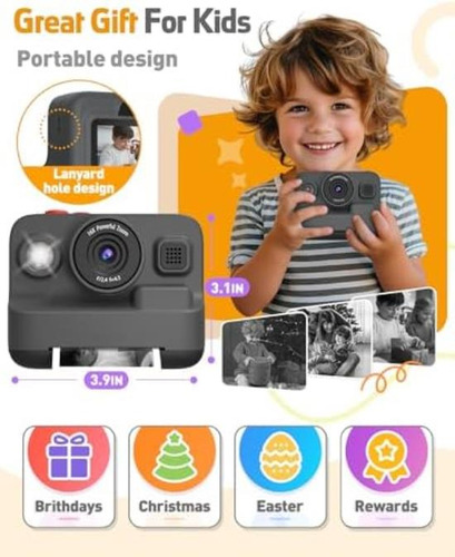 Impressão Instantânea Da Câmera Infantil Yehtta, Presentes