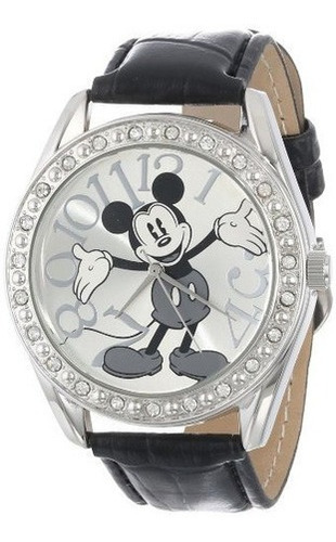 Reloj Unisex Mk1015 Mickey Mouse Esfera Plateada