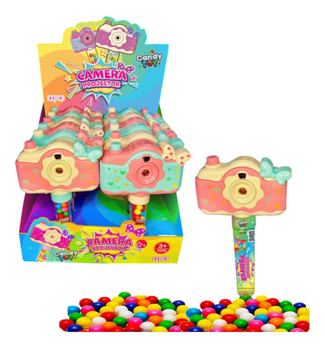 Dulce Candy Toy Camara Proyectora De Imagenes X 12 Uds