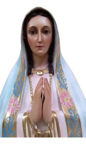 Virgen De Fatima De 107 Cm De Fibra De Vidrio