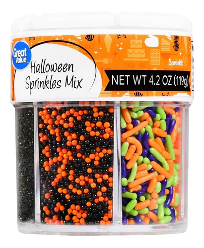 Chispitas De Adorno Para Postres Sprinkle Mix Halloween 119g