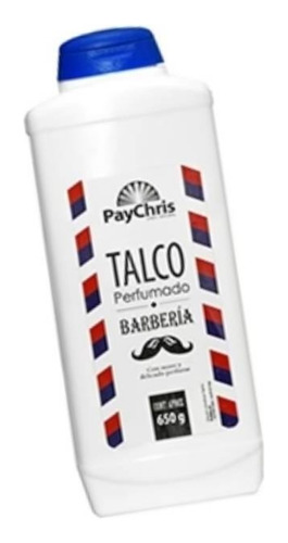 Talco Perfumado Para Barbería Paychris 650 G