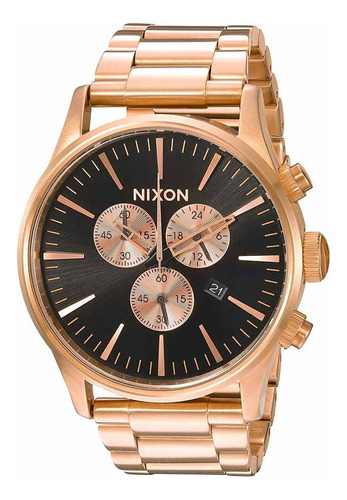 Reloj Nixon Sentry Chrono A3861932 En Stock Original Nuevo